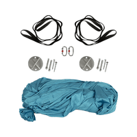 5x2.8m Yoga Pilates Aerial Silk Kit Swing Anti-Gravity Hammock Sports & Fitness Kings Warehouse