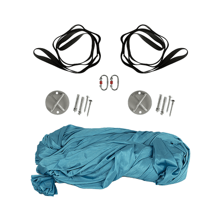 5x2.8m Yoga Pilates Aerial Silk Kit Swing Anti-Gravity Hammock Sports & Fitness Kings Warehouse