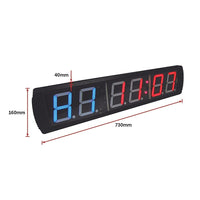 6 Digit Digital Timer Interval Fitness Clock Sports & Fitness Kings Warehouse
