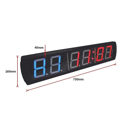 6 Digit Digital Timer Interval Fitness Clock Sports & Fitness Kings Warehouse