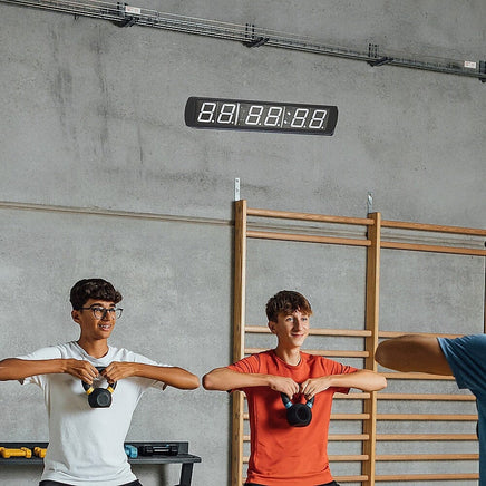 6 Digit Digital Timer Interval Fitness Clock Sports & Fitness Kings Warehouse