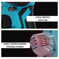 6" Mini Cordless Electric Chainsaw 2X Battery Powered Wood Cutter Rechargeable BestSellers Kings Warehouse