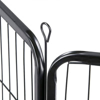 6 Panel Pet Dog Cat Bunny Puppy Play pen Playpen 60x80 cm Exercise Cage Dog Panel Fence coops & hutches Kings Warehouse