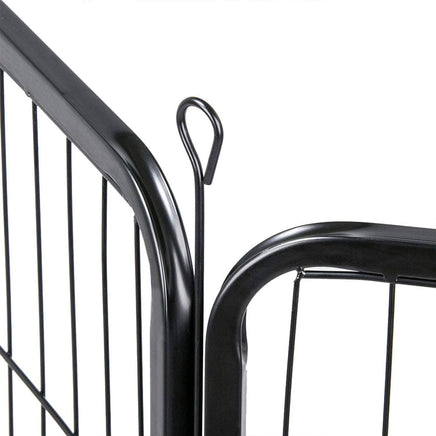 6 Panel Pet Dog Cat Bunny Puppy Play pen Playpen 60x80 cm Exercise Cage Dog Panel Fence coops & hutches Kings Warehouse