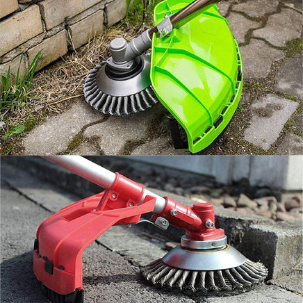 6" Weed Brush Steel Wire LawnMower Grass Cutter Head Garden Trimmer Wheel AU Auto Accessories Kings Warehouse