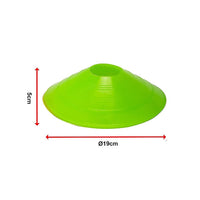 60 Pack Sports Training Discs Markers Cones Soccer AFL Exercise Personal Fitness Sports & Fitness Kings Warehouse