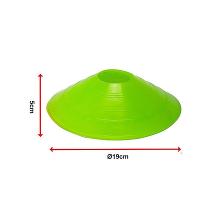 60 Pack Sports Training Discs Markers Cones Soccer AFL Exercise Personal Fitness Sports & Fitness Kings Warehouse