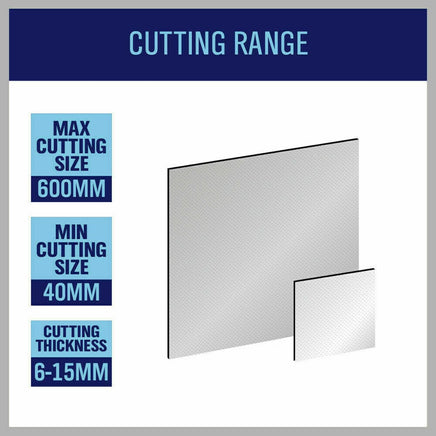 600mm Manual Tile Cutter Laser Guide Home Pro Tile Cutting Machine Heavy Duty Tools Kings Warehouse