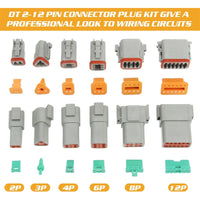 600PCS Deutsch DT Connector Plug Kit With Genuine Deutsch Crimp Tool Auto Marine BestSellers Kings Warehouse