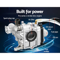 65CC Tiller Garden Cultivator Rototiller 4 Blades Soil Plower Mini Rotary Hoe Tools Kings Warehouse