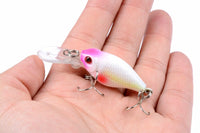 6x 6cm Popper Crank Bait Fishing Lure Lures Surface Tackle Saltwater Kings Warehouse 