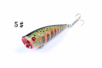 6X 6cm Popper Poppers Fishing Lure Lures Surface Tackle Fresh Saltwater Kings Warehouse 