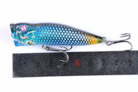 6X 7cm Popper Poppers Fishing Lure Lures Surface Tackle Fresh Saltwater Kings Warehouse 