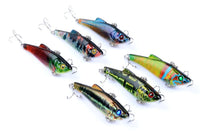 6x 7cm Vib Bait Fishing Lure Lures Hook Tackle Saltwater Kings Warehouse