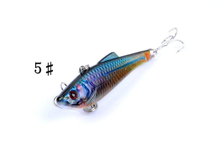6x 7cm Vib Bait Fishing Lure Lures Hook Tackle Saltwater Kings Warehouse