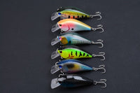 6x 8cm Popper Crank Bait Fishing Lure Lures Surface Tackle Saltwater Kings Warehouse 