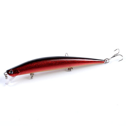 6x Popper Minnow 12.5cm Fishing Lure Lures Surface Tackle Fresh Saltwater Kings Warehouse