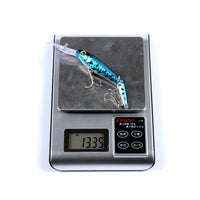 6x Popper Minnow 13.3cm Fishing Lure Lures Surface Tackle Fresh Saltwater Kings Warehouse