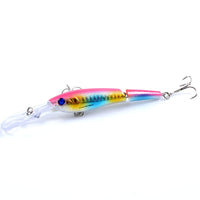 6x Popper Minnow 13.3cm Fishing Lure Lures Surface Tackle Fresh Saltwater Kings Warehouse