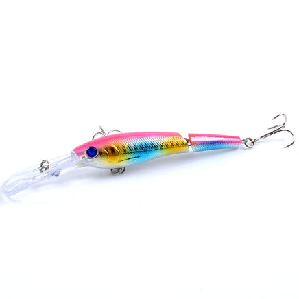 6x Popper Minnow 13.3cm Fishing Lure Lures Surface Tackle Fresh Saltwater Kings Warehouse
