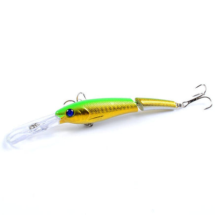 6x Popper Minnow 13.3cm Fishing Lure Lures Surface Tackle Fresh Saltwater Kings Warehouse