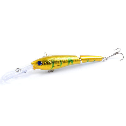 6x Popper Minnow 13.3cm Fishing Lure Lures Surface Tackle Fresh Saltwater Kings Warehouse