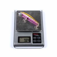 6x Popper Minnow 9.6cm Fishing Lure Lures Surface Tackle Fresh Saltwater Kings Warehouse