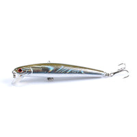 6x Popper Minnow 9.6cm Fishing Lure Lures Surface Tackle Fresh Saltwater Kings Warehouse
