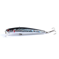 6x Popper Minnow 9.6cm Fishing Lure Lures Surface Tackle Fresh Saltwater Kings Warehouse