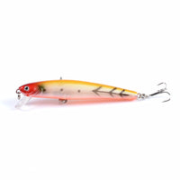6x Popper Minnow 9.6cm Fishing Lure Lures Surface Tackle Fresh Saltwater Kings Warehouse