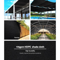 70% Shade Cloth 3.66x30m Shade Cloth Sail Heavy Duty Shadecloth Garden Mesh Roll BK Home & Garden Kings Warehouse