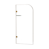 700 x 1450mm Frameless Bath Panel 10mm Glass Shower Screen By Della Francesca Furniture Kings Warehouse