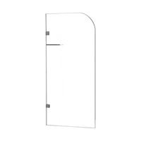 700 x 1450mm Frameless Bath Panel 10mm Glass Shower Screen By Della Francesca Furniture Kings Warehouse