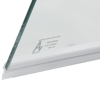 700 x 1450mm Frameless Bath Panel 10mm Glass Shower Screen By Della Francesca Furniture Kings Warehouse