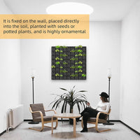 72 Pockets Wall Hanging Planter Planting Grow Bag Vertical Garden Vegetable Flower Black Kings Warehouse
