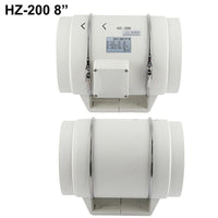 8" Inch Silent Extractor Fan Duct Hydroponic Inline Exhaust Vent Industrial Kings Warehouse