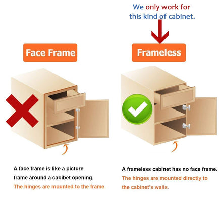 8 Pack 304 Stainless Steel Cabinet Hinges 100 Degree Soft Closing Insert Overlay Door Hinge Nickel Plated Finish Kings Warehouse