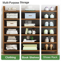 8 Tier Tower Bamboo Wooden Shoe Rack Corner Shelf Stand Storage Organizer Furniture Kings Warehouse