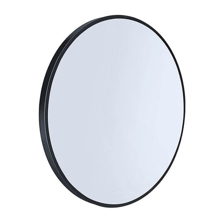 80cm Round Wall Mirror Bathroom Makeup Mirror by Della Francesca Home & Garden Kings Warehouse