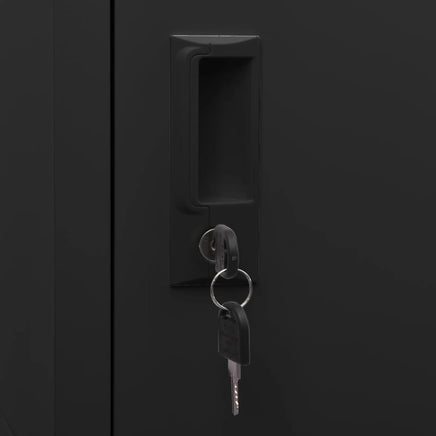 Saddle Cabinet Anthracite 53x53x140 cm Steel