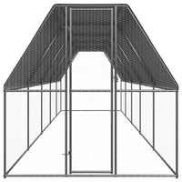 Outdoor Chicken Cage 2x10x2 m Galvanised Steel