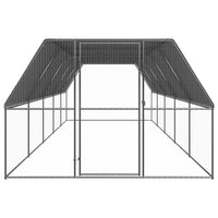 Outdoor Chicken Cage 3x10x2 m Galvanised Steel