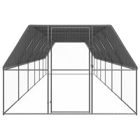 Outdoor Chicken Cage 3x12x2 m Galvanised Steel