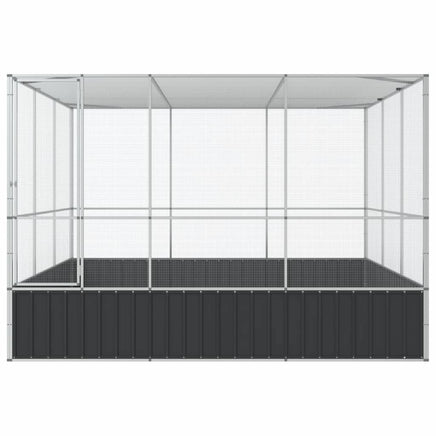 Aviary Silver 311x307x212 cm Steel