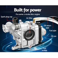 88CC Tiller Rototiller Garden Cultivator 4 Blades Soil Power Rotary Hoe Tools Kings Warehouse