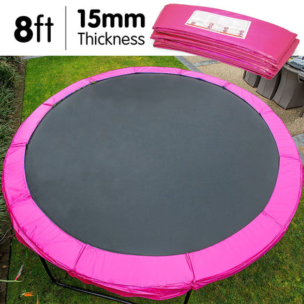 8ft Trampoline Replacement Pad Round - Pink Sports & Fitness Kings Warehouse