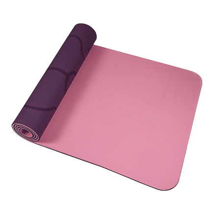 8mm TPE Yoga Mat Exercise Fitness Gym Pilates Non Slip Dual Layer Sports & Fitness Kings Warehouse