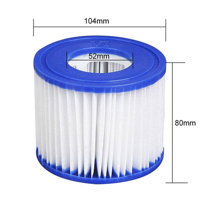 8PCS Replacement Bestway VI Filter Cartridge Inflatable Lay-Z-Spa Filters 58323 Kings Warehouse