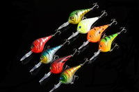 8x 9.5cm Popper Crank Bait Fishing Lure Lures Surface Tackle Saltwater Kings Warehouse 