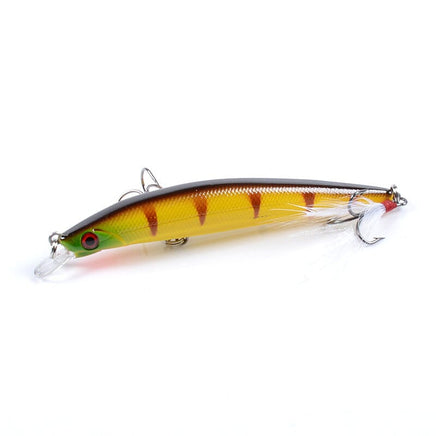 8x Popper Minnow 11.2cm Fishing Lure Lures Surface Tackle Fresh Saltwater Kings Warehouse